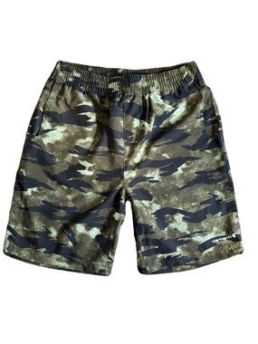 Carhartt Green & Black Camo Shorts Big boy swim trunks athletic shorts